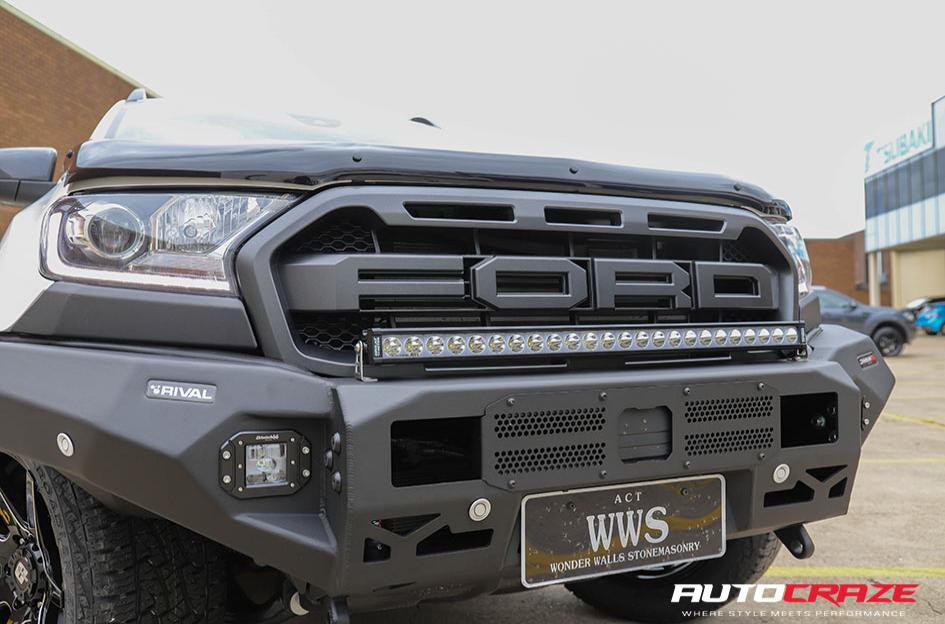 FORD RANGER AVALANCHE GLOSS BLACK MILLED ACCENTS